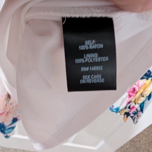 NWT Torrid Floral White Mini Gauze Puff Sleeve Skater Dress in Size 2 (18/20) - Picture 12 of 12